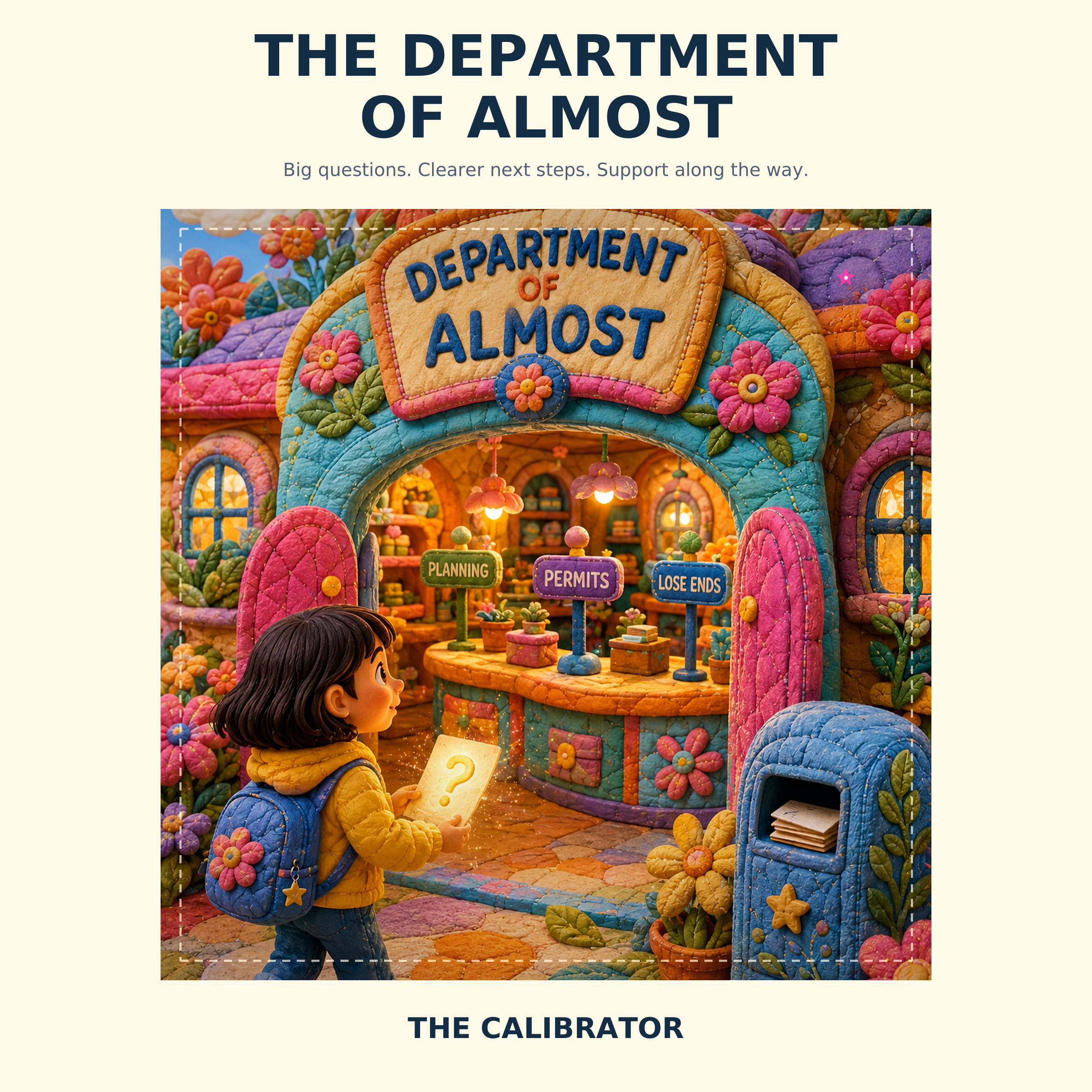The Department of Almost illustrated book cover